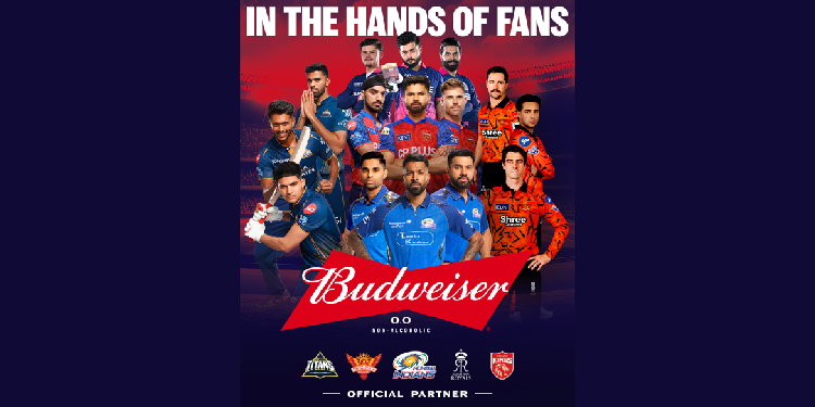 Budweiser 0.0 announces debut partnership with Mumbai Indians, Gujarat Titans, Punjab Kings, Sunrisers Hyderabad and Rajasthan Royals