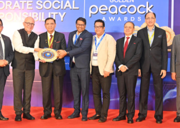 Dainik Bhaskar Group conferred with Prestigious Golden Peacock CSR Award