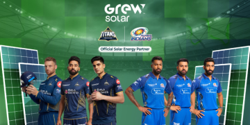 GREW Solar partners Mumbai Indians and Gujarat Titans as Official Solar Energy Partner for T20 Season