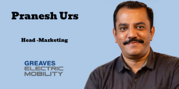 Greaves Electric Mobility names Pranesh Urs as Head of Marketing