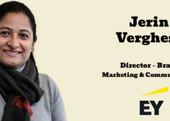 Jerin Verghese Elevated to Director – Brand, Marketing & Communications at EY India