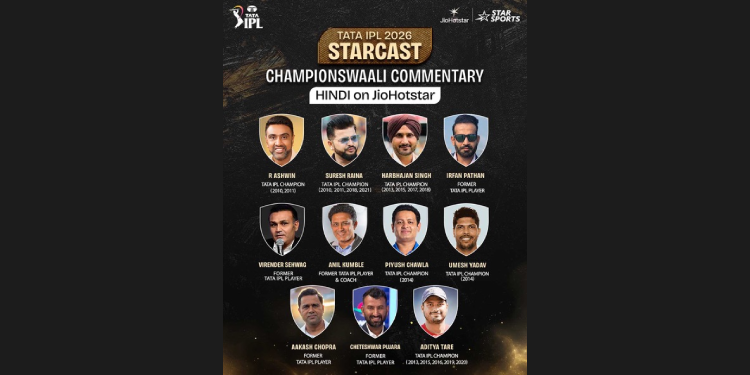 JioStar unveils star-studded Hindi digital feed for TATA IPL 2026 on JioHotstar
