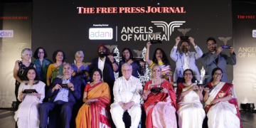 Mangal Prabhat Lodha, Ritu Tawde and Ronnie Screwvala felicitate 11 Mumbai changemakers at the Angles of Mumbai Season 6