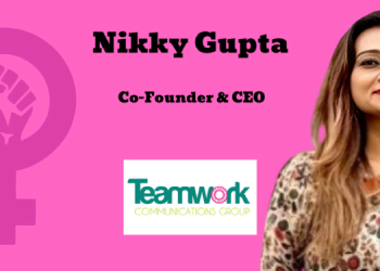 At Teamwork Communications, since a large part of our team is women, collaboration happens very organically: Nikky Gupta
