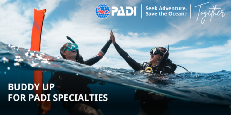 PADI launches ‘Dive Together’ campaign to drive community-led growth in recreational diving