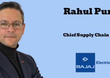 Rahul Pundir named as Chief Supply Chain Officer at Bajaj Electricals