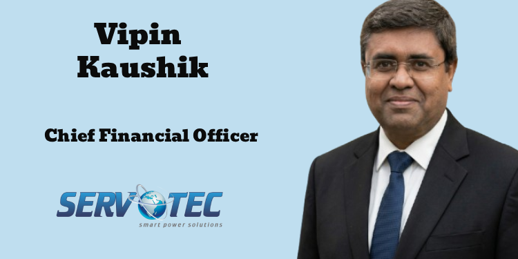 Servotech Renewable Power System elevates Vipin Kaushik as Chief Financial Officer