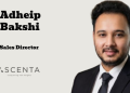Adheip Bakshi promoted to Sales Director at Ascenta