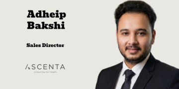 Adheip Bakshi promoted to Sales Director at Ascenta