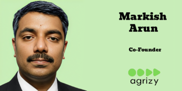 Agrizy promotes Markish Arun to Co-Founder