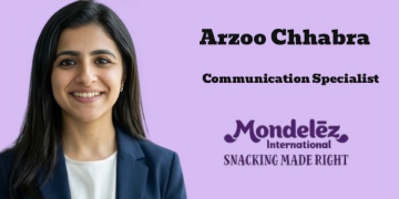 Arzoo Chhabra joins Mondelēz International as Communication Specialist