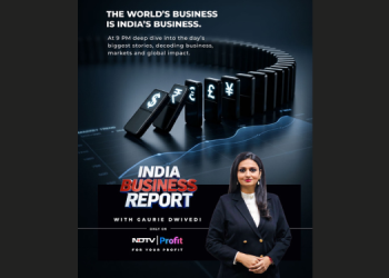 NDTV Profit Launches ‘India Business Report’ at 9 PM, anchored by Gaurie Dwivedi