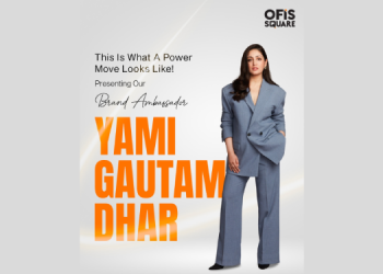 Ofis Square onboards Yami Gautam Dhar as Brand Ambassador