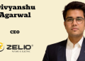 Zelio E-Mobility names Divyanshu Agarwal as CEO, effective April 15
