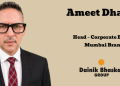 Dainik Bhaskar Group appoints Ameet Dhanda as Mumbai Branch Head – Corporate Business