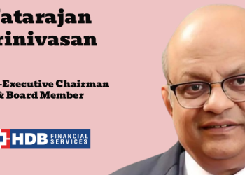 HDB Financial Services names Natarajan Srinivasan as Non-Executive Chairman and Board Member