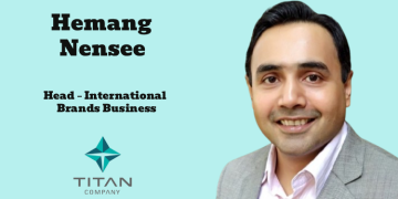 Hemang Nensee elevated as Head – International Brands Business at Titan Company