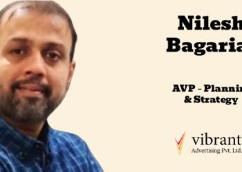 Nilesh Bagaria Joins Reliance Vibrant Advertising as AVP – Planning & Strategy