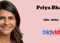 Priya Bhatia joins Bidvid as Chief Revenue Officer – APAC