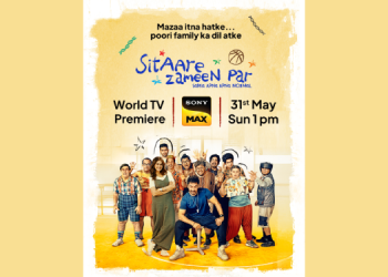 Sony MAX announces World Television Premiere of Sitaare Zameen Par on May 31