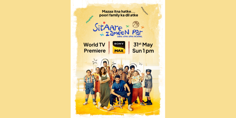 Sony MAX announces World Television Premiere of Sitaare Zameen Par on May 31