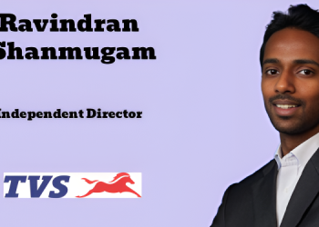 TVS Motor Company inducts Ravindran Shanmugam as Independent Director