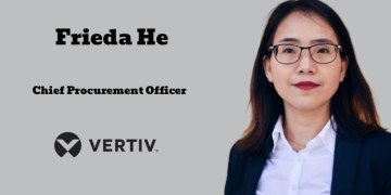 Vertiv appoints Frieda He as Chief Procurement Officer