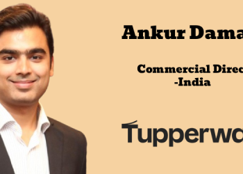 Ankur Damani joins Tupperware as Commercial Director for India
