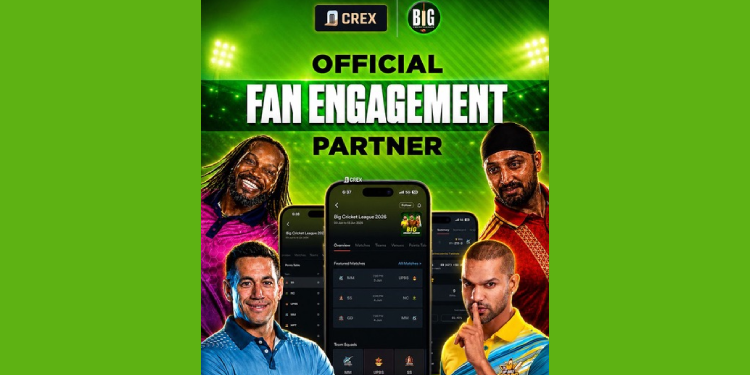 CREX Partners with Big Cricket League as Official Fan Engagement Partner for Upcoming Season