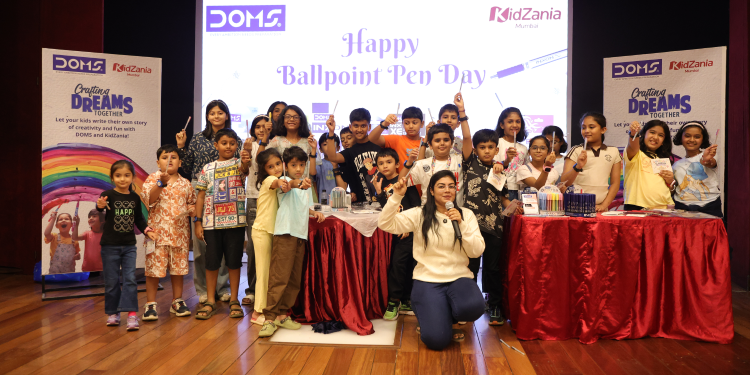 DOMS celebrates National Ballpoint Pen Day with KidZania experience, launches brand film on the journey of writing