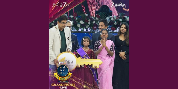 DRA rewards Sa Re Ga Ma Pa Lil Champs winner Abhisheka with a Rs. 1 Crore dream home