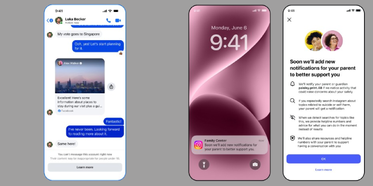 Meta expands teen safety measures across Instagram, Facebook and Messenger with new AI and parental controls