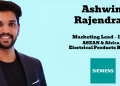 Ashwin Rajendran elevated as Marketing Lead – India, ASEAN & Africa for Siemens’ Electrical Products Business