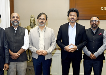 CNN-News18 Editorial Leadership meets Tamil Nadu Chief Minister S. Joseph Vijay