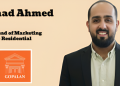 Fahad Ahmed named Head of Marketing – Residential at  Gopalan Enterprises India