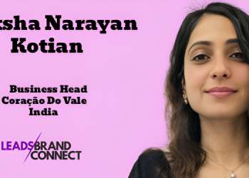 Leads Brand Connect appoints Raksha Narayan Kotian as Business Head for Coração Do Vale India