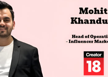 Mohit Khanduri joins Creator18 as Head of Operations – Influencer Marketing