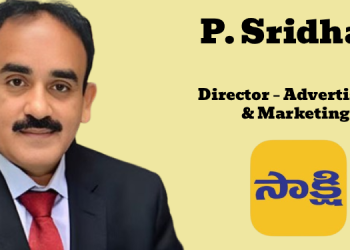 P. Sridhar elevated as Director – Advertising & Marketing at Sakshi Telugu Daily