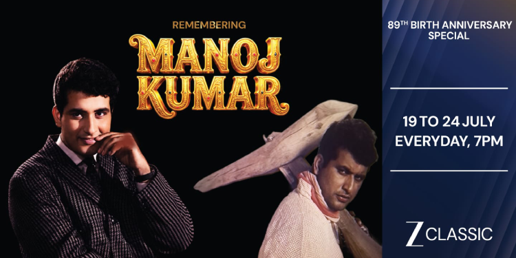 Zee Classic Celebrates Manoj Kumar’s 89th Birth Anniversary with a Week-Long Tribute to the Legend of Indian Cinema