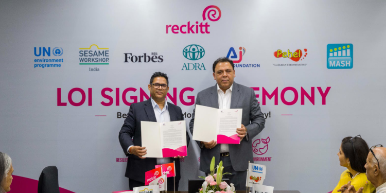 Reckitt Global consumer health and hygiene company Reckitt has signed Letters of Intent (LOIs) with seven strategic organizations to strengthen India's health, hygiene