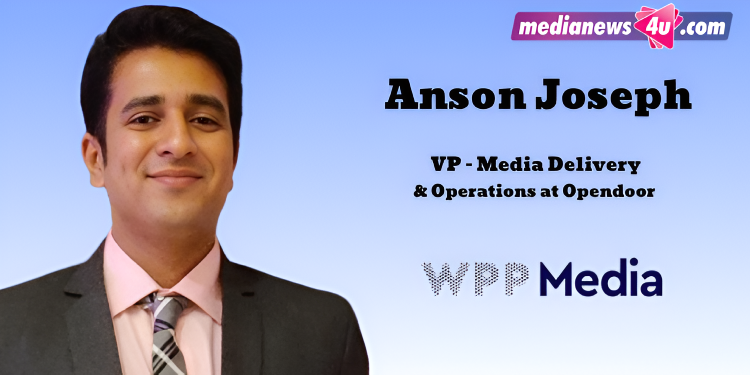 Anson Joseph Promoted to Vice President – Media Delivery & Operations at Opendoor, WPP Media