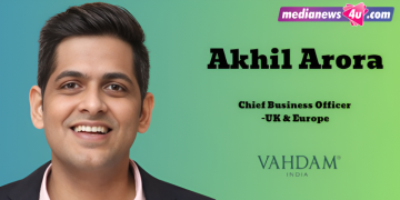 VAHDAM® India elevates Akhil Arora as Chief Business Officer for UK & Europe